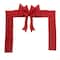 8ft. Red LED Christmas Doorway Arch Decoration with Bow
